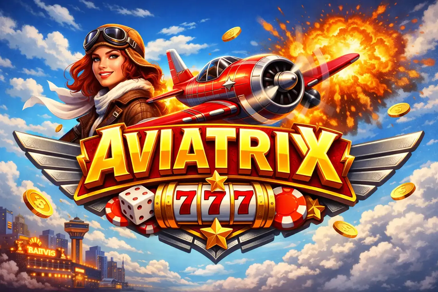 100% bonus + 50 free round Aviatrix